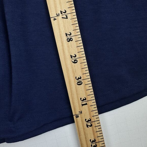 NEW LuLaRoe Perfect T Women's Top Navy Blue Solid Short Sleeve Tee Shirt NWT 2XL - Picture 15 of 16